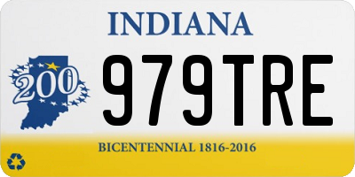 IN license plate 979TRE