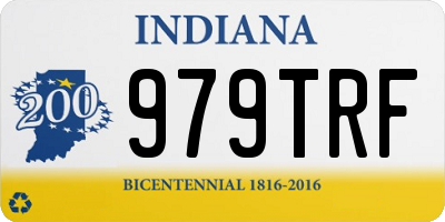 IN license plate 979TRF