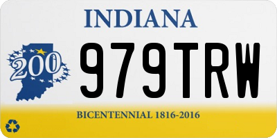 IN license plate 979TRW