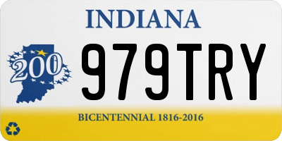 IN license plate 979TRY
