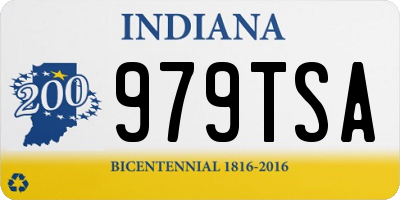 IN license plate 979TSA