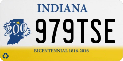 IN license plate 979TSE