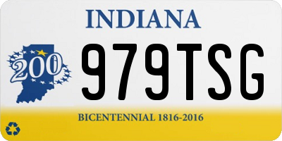 IN license plate 979TSG