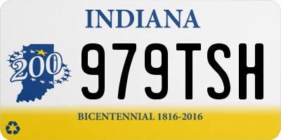 IN license plate 979TSH