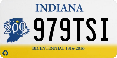IN license plate 979TSI