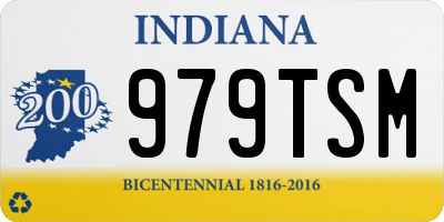 IN license plate 979TSM