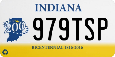 IN license plate 979TSP