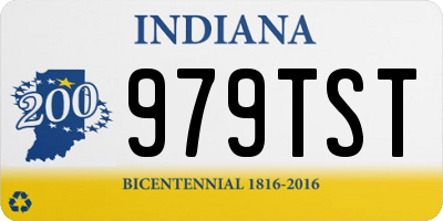 IN license plate 979TST
