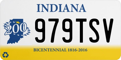 IN license plate 979TSV