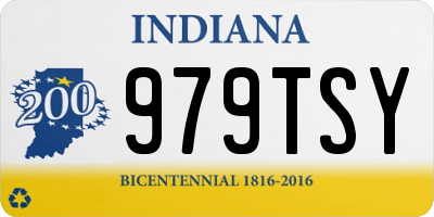 IN license plate 979TSY