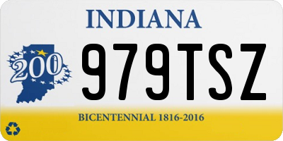 IN license plate 979TSZ