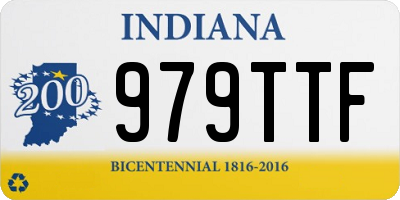 IN license plate 979TTF