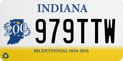 IN license plate 979TTW