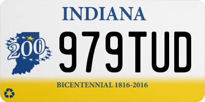 IN license plate 979TUD