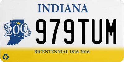 IN license plate 979TUM