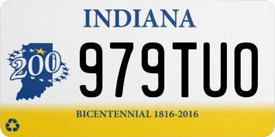 IN license plate 979TUO