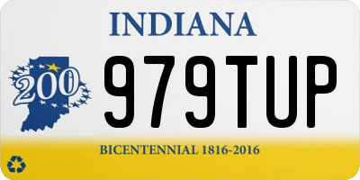 IN license plate 979TUP