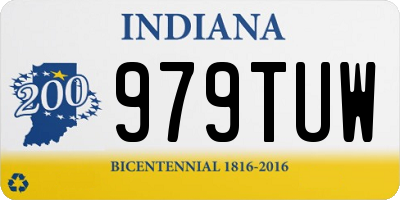 IN license plate 979TUW