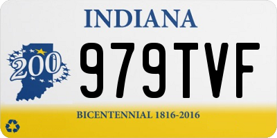 IN license plate 979TVF
