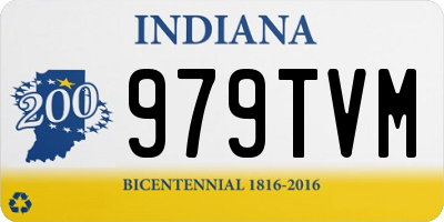 IN license plate 979TVM