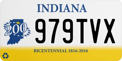 IN license plate 979TVX