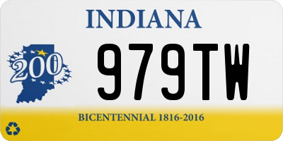 IN license plate 979TW