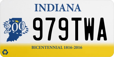 IN license plate 979TWA