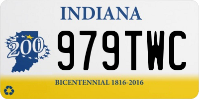 IN license plate 979TWC