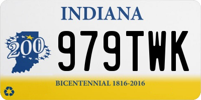 IN license plate 979TWK