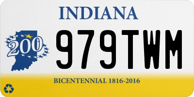 IN license plate 979TWM