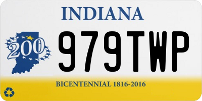 IN license plate 979TWP
