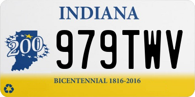 IN license plate 979TWV