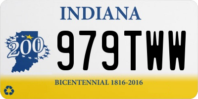 IN license plate 979TWW
