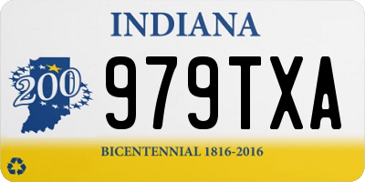 IN license plate 979TXA