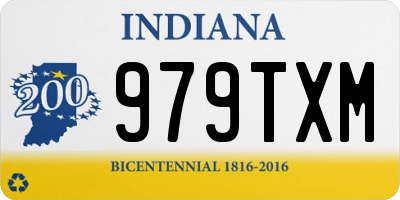 IN license plate 979TXM