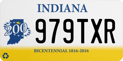 IN license plate 979TXR