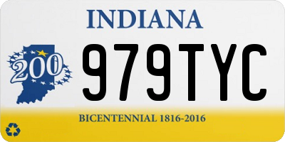 IN license plate 979TYC