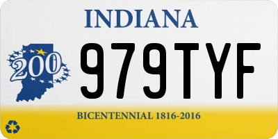 IN license plate 979TYF