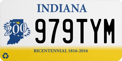 IN license plate 979TYM
