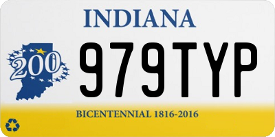 IN license plate 979TYP