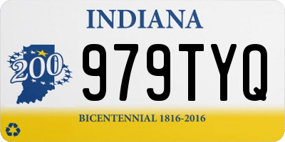IN license plate 979TYQ