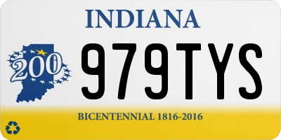 IN license plate 979TYS