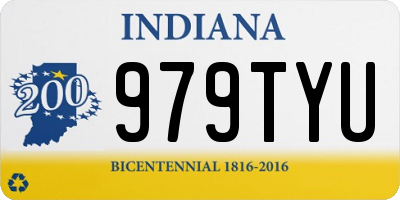 IN license plate 979TYU