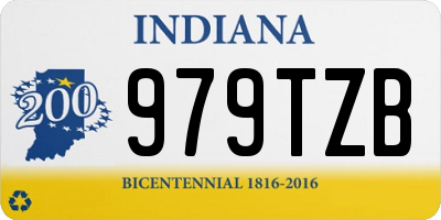 IN license plate 979TZB