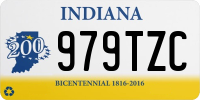 IN license plate 979TZC