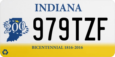 IN license plate 979TZF