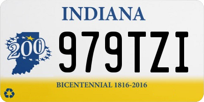 IN license plate 979TZI