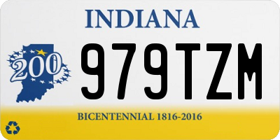 IN license plate 979TZM