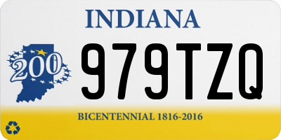 IN license plate 979TZQ