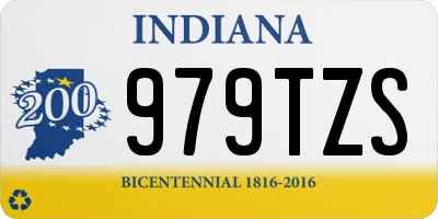 IN license plate 979TZS